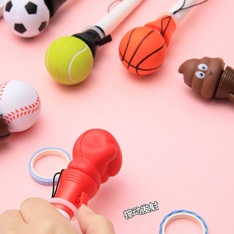 Wholesale Decompression Ejection Boxing Plastic Ballpoint Pen